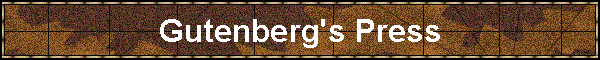 Gutenberg's Press